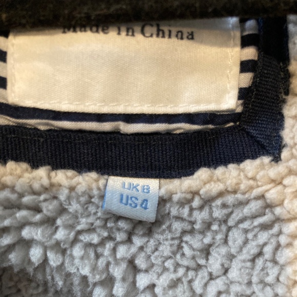 WINTER SALE! Boden Sherpa Lined Zip-Up Hoodie / US 4 - Picture 6 of 8